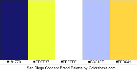 San Diego Concept Brand Colors Logo