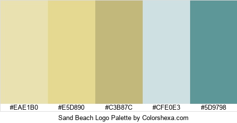 Sand Beach Logo Colors Logo