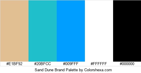 Sand Dune Brand Colors Logo