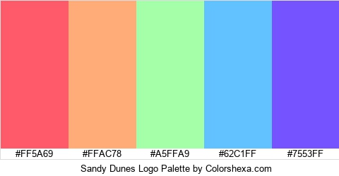 Sandy Dunes Logo Colors Logo