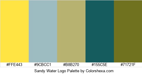 Sandy Water Logo Colors Logo
