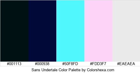 Sans Undertale Color Colors Logo