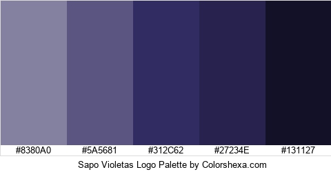 Sapo Violetas Logo Colors Logo