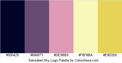 Saturated Sky Logo Colors Logo