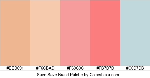 Save Save Brand Colors Logo