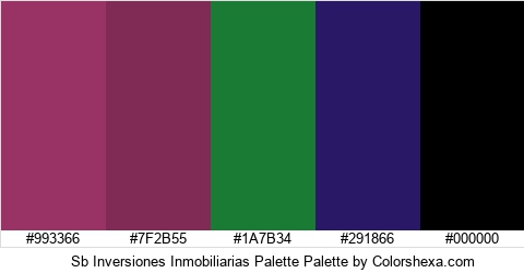 Sb Inversiones Inmobiliarias Palette Colors Logo