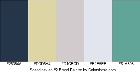 Scandinavian #2 Brand Colors Logo