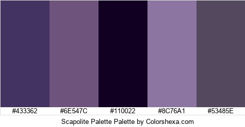 Scapolite Palette Colors Logo