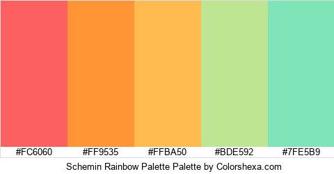 Schemin Rainbow Palette Colors Logo