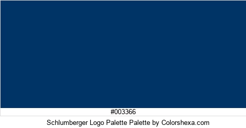 Schlumberger Logo Palette Colors Logo