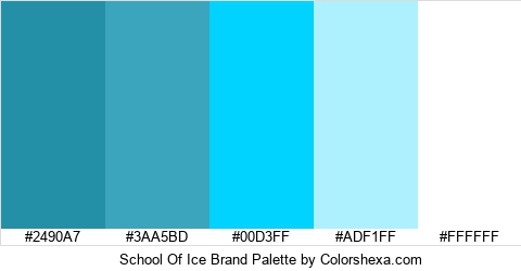 School Of Ice Brand Colors Logo