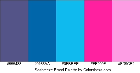 Seabreeze Brand Colors Logo