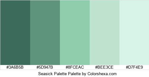 Seasick Palette Colors Logo