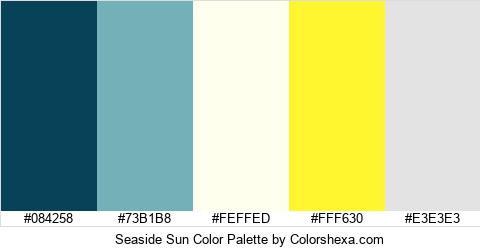 Seaside Sun Color Colors Logo