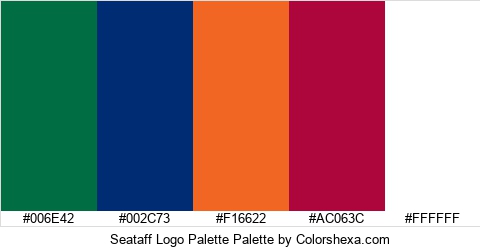 Seataff Logo Palette Colors Logo