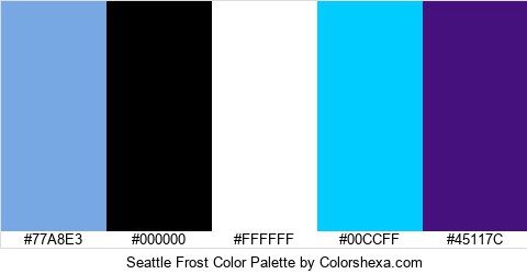 Seattle Frost Color Colors Logo