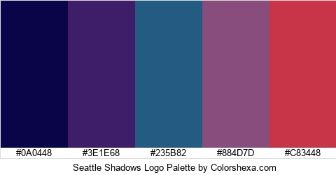 Seattle Shadows Logo Colors Logo