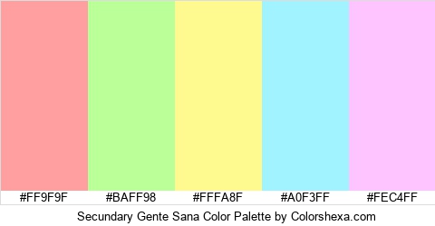 Secundary Gente Sana Color Colors Logo