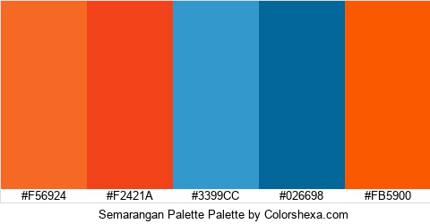 Semarangan Palette Colors Logo