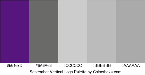 September Vertical Logo Colors Logo