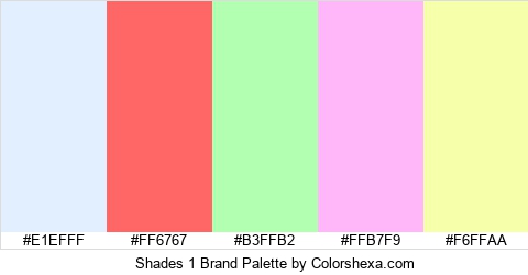 Shades 1 Brand Colors Logo