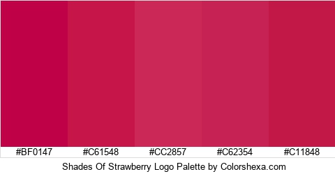 Shades Of Strawberry Logo Colors Logo