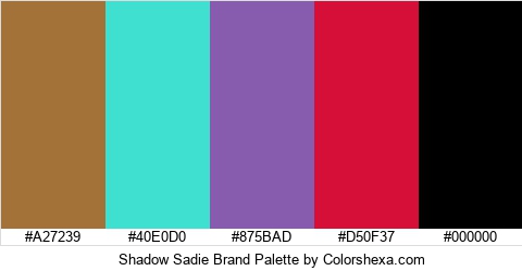 Shadow Sadie Brand Colors Logo