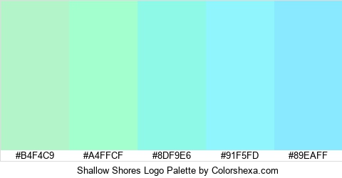 Shallow Shores Logo Colors Logo