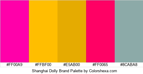 Shanghai Dolly Brand Colors Logo