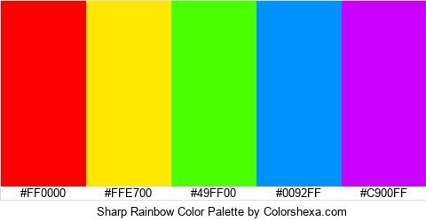 Sharp Rainbow Color Colors Logo