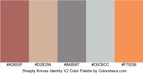 Sharply Knives Identity V2 Color Colors Logo