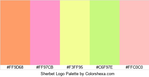 Sherbet Logo Colors Logo
