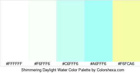 Shimmering Daylight Water Color Colors Logo
