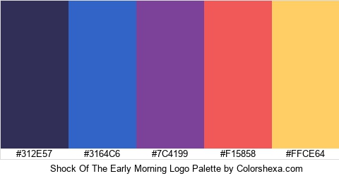 Shock Of The Early Morning Logo Colors Logo