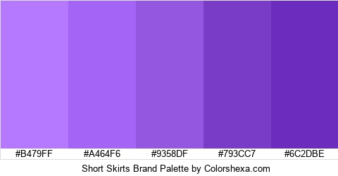 Short Skirts Brand Colors Logo