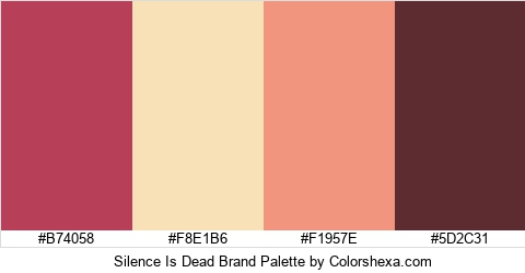 Silence Is Dead Brand Colors Logo
