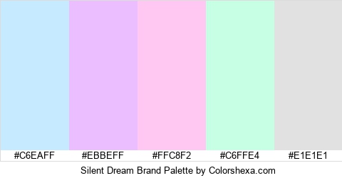 Silent Dream Brand Colors Logo