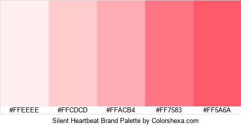 Silent Heartbeat Brand Colors Logo