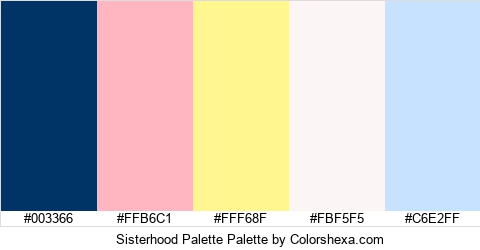 Sisterhood Palette Colors Logo