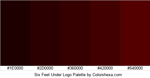 Six Feet Under Logo Colors Logo