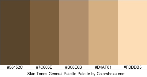 Skin Tones General Palette Colors Logo