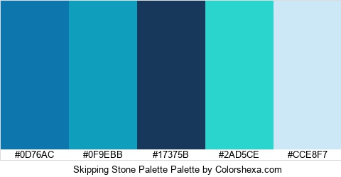 Skipping Stone Palette Colors Logo