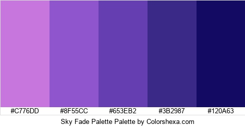 Sky Fade Palette Colors Logo