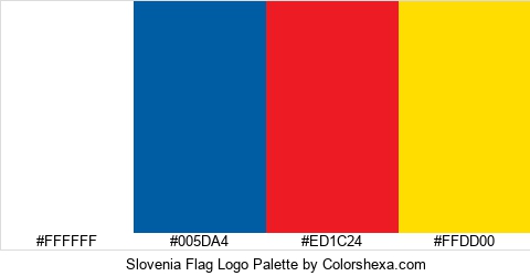 Slovenia Flag Logo Colors Logo
