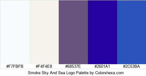 Smoke Sky And Sea Logo Colors Logo