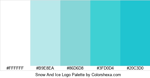 Snow And Ice Logo Colors Logo