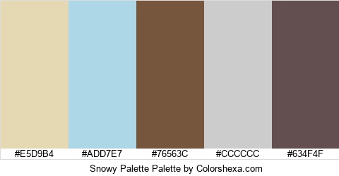 Snowy Palette Colors Logo