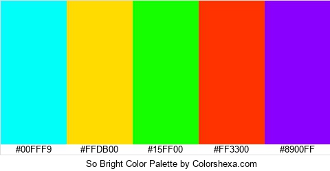 So Bright Color Colors Logo