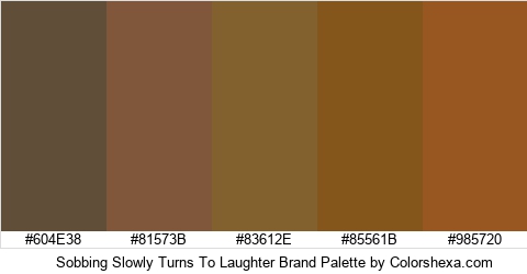 Sobbing Slowly Turns To Laughter Brand Colors Logo