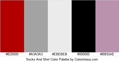 Socks And Shirt Color Colors Logo
